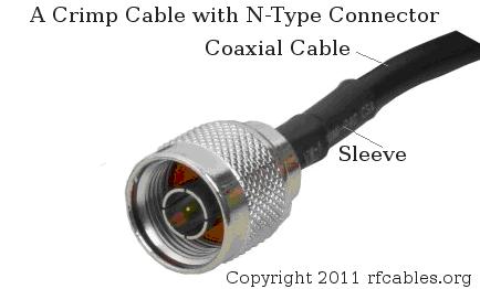 Crimp Cable with N-Type Connector