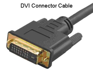 DVI connector cable