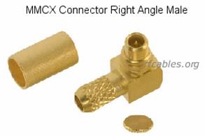 MMCX Connector Right Angle Male